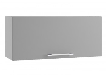Арка ПГ 800 шкаф верхний горизонтальный (Штукатурка белая/корпус Серый) в Заозёрном - zaozyornyj.mebel54.com | фото