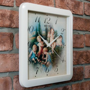Часы настенные П-А7-327 Ангелы в Заозёрном - zaozyornyj.mebel54.com | фото