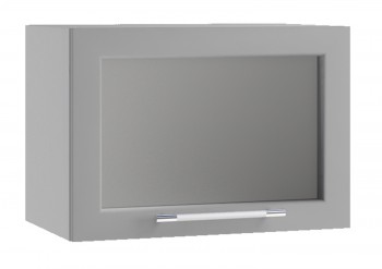 Гарда ПГС 500 шкаф верхний горизонтальный со стеклом Белый в Заозёрном - zaozyornyj.mebel54.com | фото