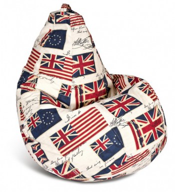 Кресло-мешок Британский Флаг в Заозёрном - zaozyornyj.mebel54.com | фото