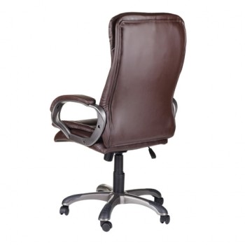 Кресло офисное BRABIX Omega EX-589 (коричневое) в Заозёрном - zaozyornyj.mebel54.com | фото
