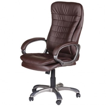 Кресло офисное BRABIX Omega EX-589 (коричневое) в Заозёрном - zaozyornyj.mebel54.com | фото