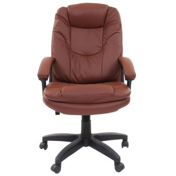 Кресло офисное BRABIX Trend EX-568 (коричневый) в Заозёрном - zaozyornyj.mebel54.com | фото