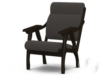 Кресло Вега-10 (венге лак/ULTRA GRAFIT) в Заозёрном - zaozyornyj.mebel54.com | фото