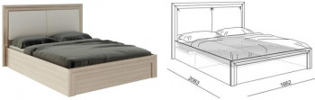 Кровать 1,6 Глэдис (М32) с подъемным механизмом Распродажа в Заозёрном - zaozyornyj.mebel54.com | фото