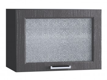 Шкаф верхний горизонтальный со стеклом 609, ШВГС 609 (Клен серый/корпус венге) в Заозёрном - zaozyornyj.mebel54.com | фото