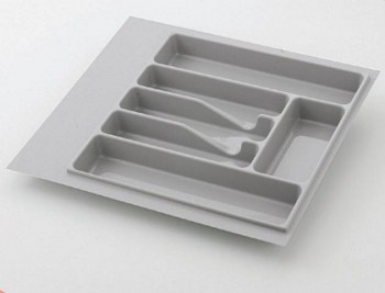 Вкладыш для кухонных принадлежностей, серый, Volpato 300 мм в Заозёрном - zaozyornyj.mebel54.com | фото